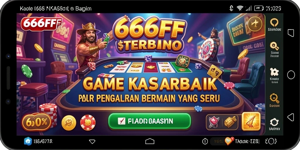 Screenshot 666FF menunjukkan kegembiraan bermain di Kasino virtual.