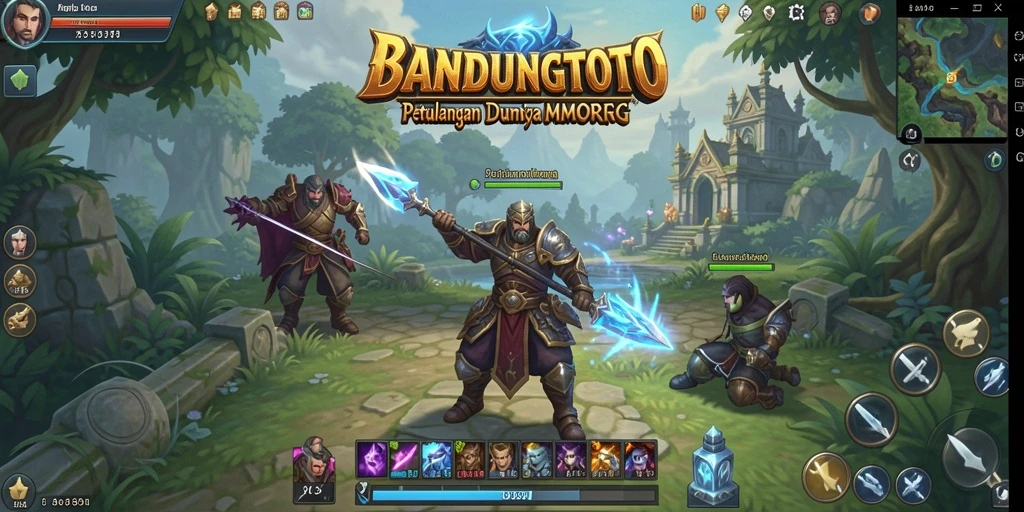 Screenshot gameplay BANDUNGTOTO menampilkan aksi pertarungan yang mendebarkan.