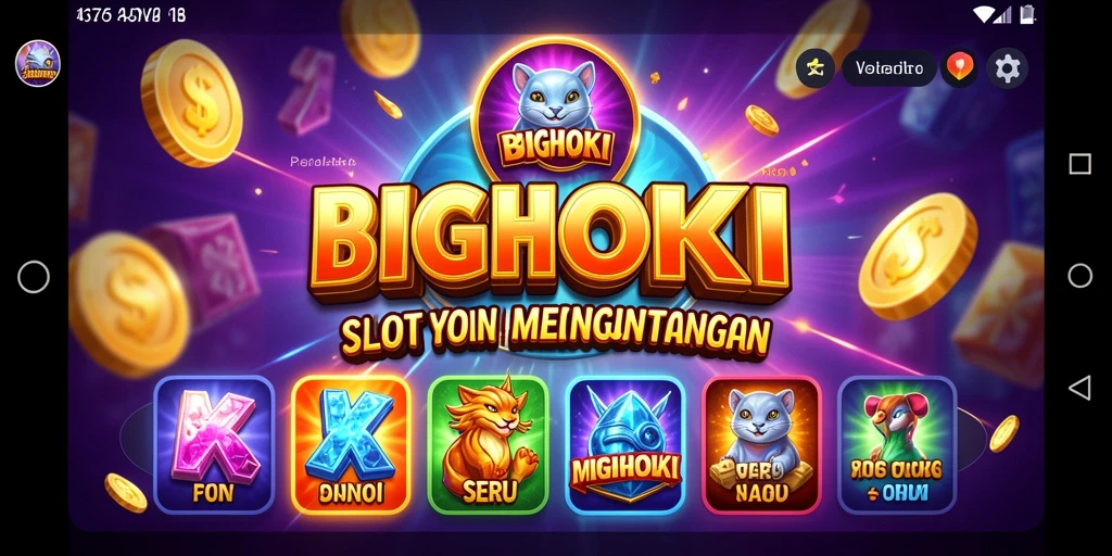 Tampilan gameplay menarik dari BIGHOKI dengan mesin Slot yang beragam.