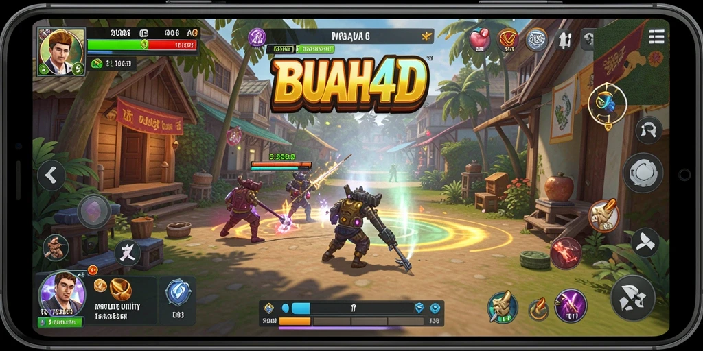 Tampilan antarmuka BUAH4D yang intuitif dan menarik.