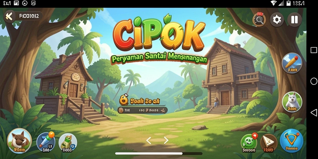 Tampilan grafis cerah dan gameplay santai dari CIPOK.