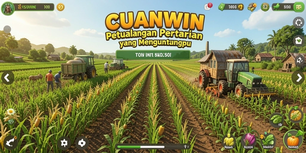 Tampilan gameplay CUANWIN yang menakjubkan dan penuh warna.