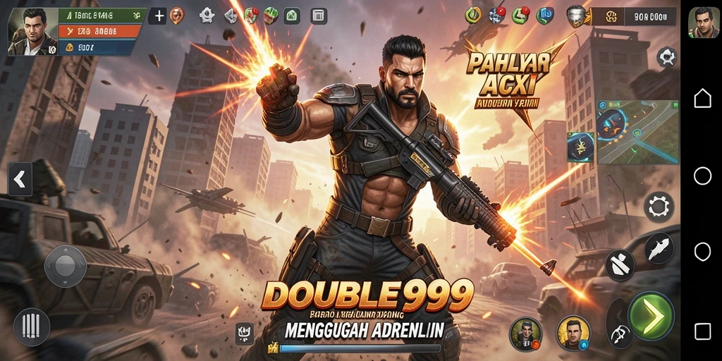 Tampilan aksi mendebarkan di DOUBLE999 yang penuh tantangan.