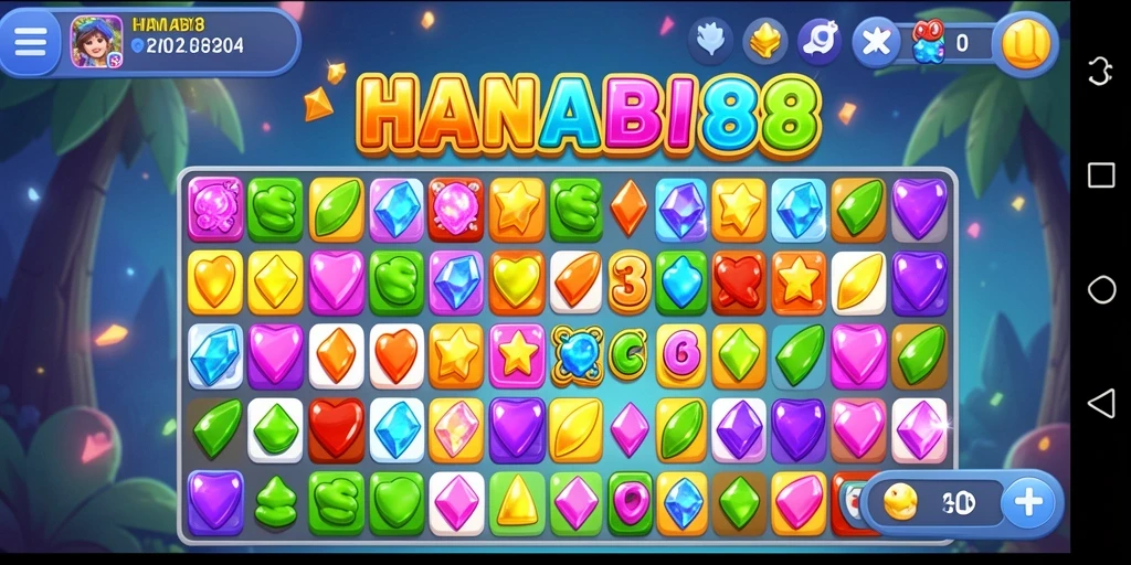 Tampilan gameplay <strong>HANABI88</strong> yang penuh warna dan menarik.