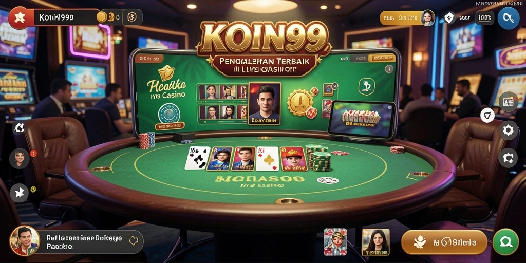 Tampilan gameplay Live Casino yang menarik dan interaktif.