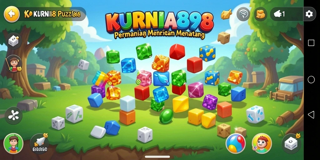 Tampilan gameplay menarik dari KURNIA898 yang menantang.