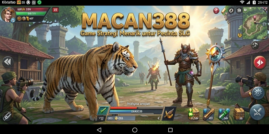 Tampilan gameplay menarik di dalam MACAN388 dengan fitur SLG.