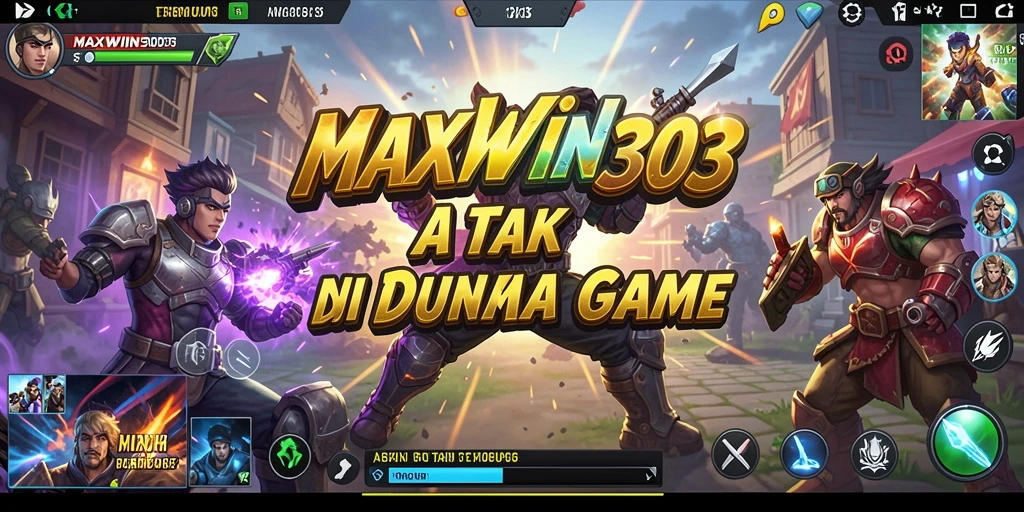 Screenshot gameplay menampilkan pertempuran mendebarkan dalam MAXWIN303.