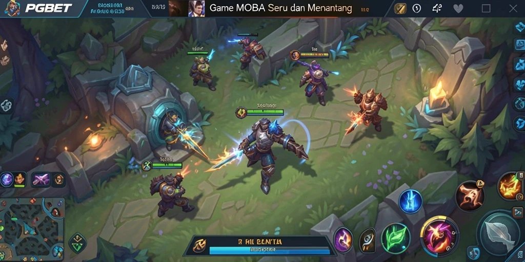 Screenshot gameplay PGBET menunjukkan aksi pertempuran seru.